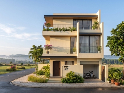 Nhà Phố 3 Tầng Hiện Đại