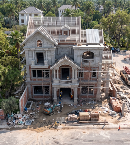 mẫu thiết kế biệt thự tân cổ điển