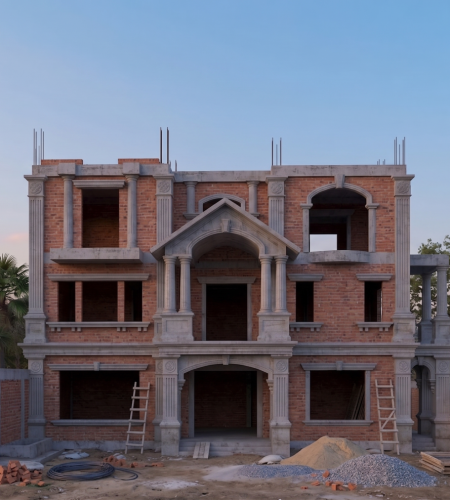 mẫu thiết kế biệt thự tân cổ điển